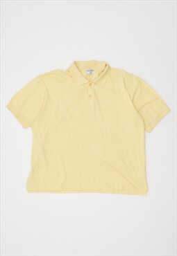 Vintage 90's Valentino Polo Shirt Yellow