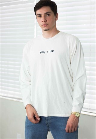 VINTAGE NIKE T-SHIRT LOGO 90S L 9.9