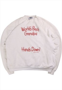 Vintage 90's Lee Sweatshirt World's Best Grandpa