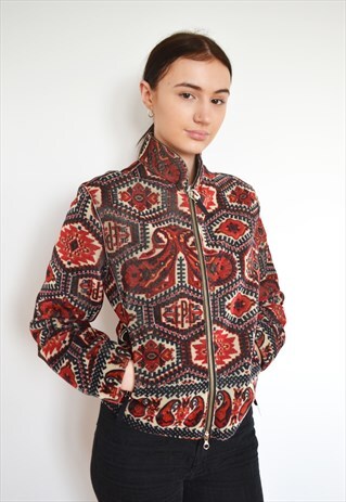 RARE VINTAGE JEAN PAUL GAULTIER FELT ABSTRACT JACKET
