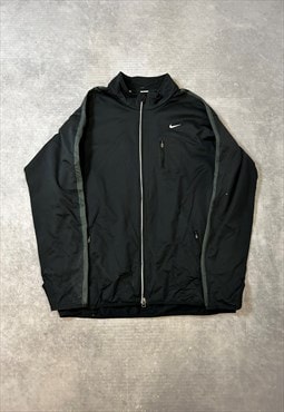Nike Dri-Fit Track Jacket Graphic Logo Full Zip Jacket