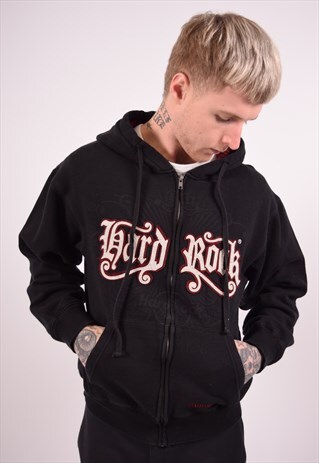 Vintage Hard Rock Cafe Hoodie Sweater Black | Messina Hembry Clothing ...