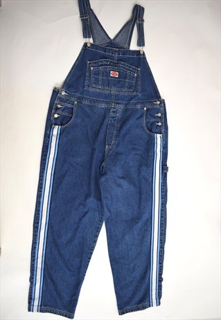 VINTAGE 90S REVOLT BLUE DENIM TAPE SEAM DUNGAREES