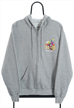 Disney Grey Walt Disney World Zip Up Hoodie Mens