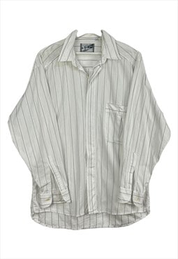 Vintage Traveler Shirt with stripes in White M
