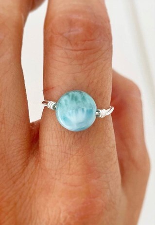 LARIMAR WRAP RING