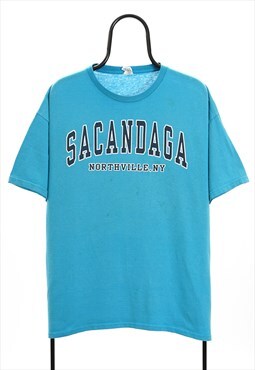 Vintage Blue Sacandaga TShirt Womens