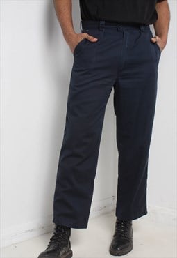 Vintage Dickies Workwear Trousers Blue W36 L30