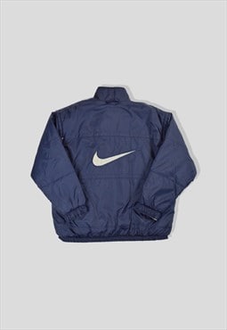Vintage 90s Nike Embroidered Logo Padded Jacket