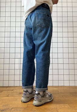 Vintage VALENTINO Jeans Denim Pants 90s Washed Blue