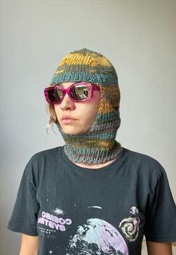 Mix Colors Knitted Hand Made Balaclava