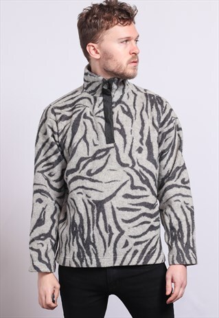 VINTAGE HALF ZIP FLEECE TOP