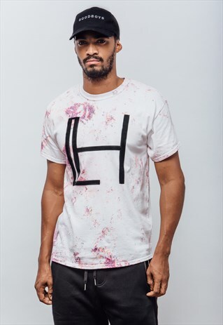 HALLEY MAROON TYE DYE T-SHIRT