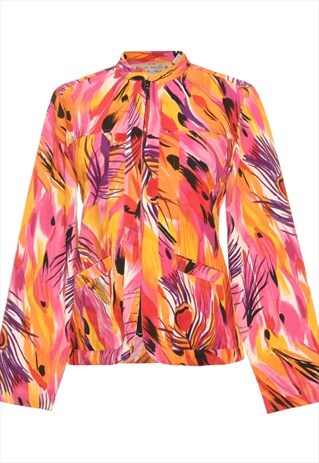 VINTAGE PRINTED VINTAGE JACKET - M