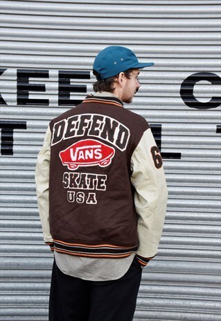 VANS NATIVE CALIFORNIA VARSITY JACKET UNIVERSITY STYLE