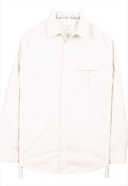 Vintage 90's Calvin Klein Shirt Button Up Long Sleeve Check
