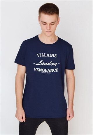 NAVY LONDON LEAGUE T-SHIRT