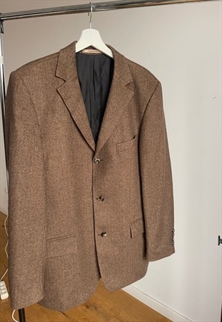 Vintage Wool Karl Lagerfeld Brown Blazer