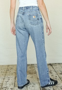 Vintage Carhartt Jeans Women's Mid Blue