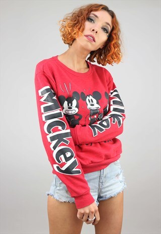 VINTAGE RETRO OVERSIZED DISNEY SWEATER SWEATSHIRT