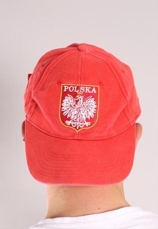 VINTAGE POLAND TOURIST BASEBALL CAP HAT