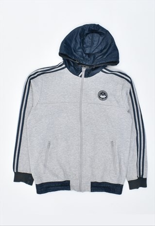 VINTAGE 00'Y2K ADIDAS HOODIE SWEATER GREY