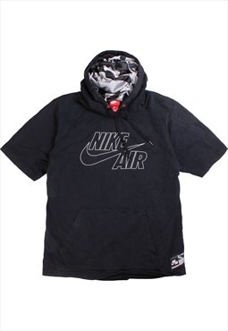 Vintage  Nike Hoodie Nike Air Short Sleeve Black Large