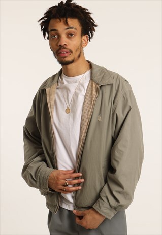 VINTAGE NAUTICA REVERSIBLE HARRINGTON JACKET