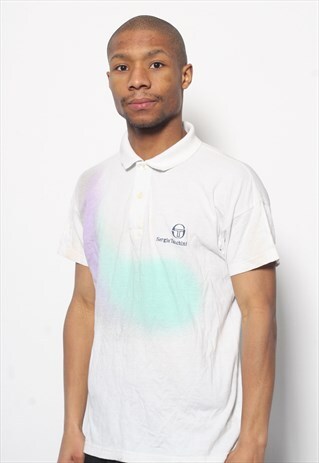 VINTAGE SERGIO TACHINNI POLO SHIRT WHITE