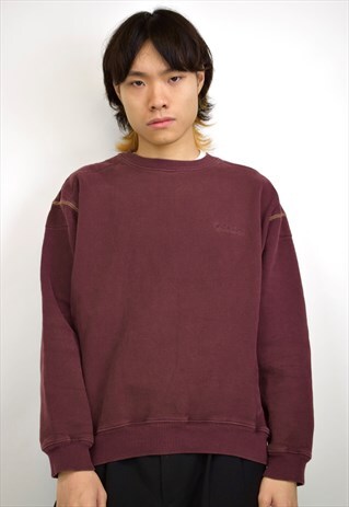 VINTAGE 90S COLUMBIA MAROON BROWN SWEATSHIRT