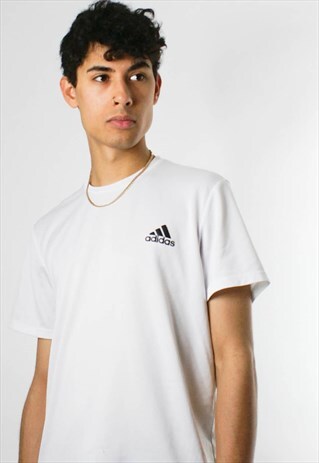 VINTAGE ADIDAS CHEST LOGO T-SHIRT, SPORTS T-SHIRT