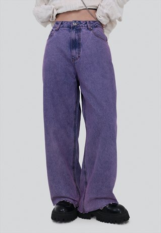 Women's vintage purple jeans S VOL.2