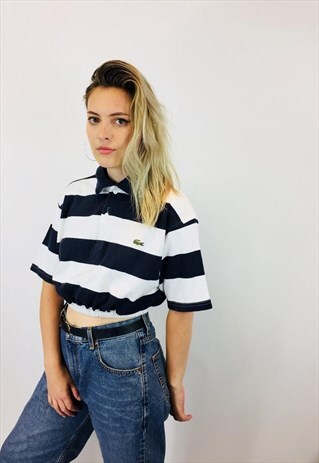 VINTAGE LACOSTE CROPPED POLO