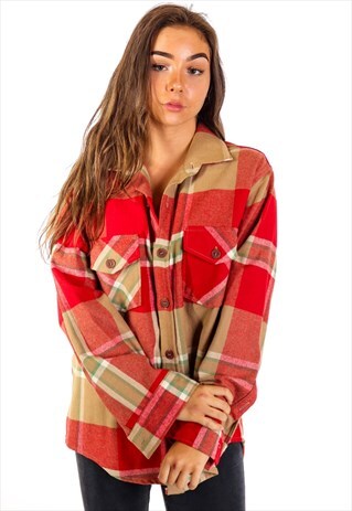 VINTAGE FLANNEL SHIRT S894