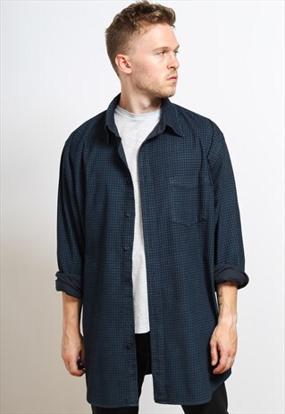 VINTAGE CORDUROY SHIRT BLUE
