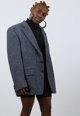 VINTAGE XL BLUE BLAZER