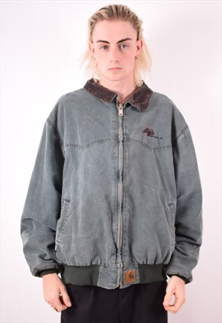 CARHARTT MENS VINTAGE JACKET XXXL KHAKI 90S