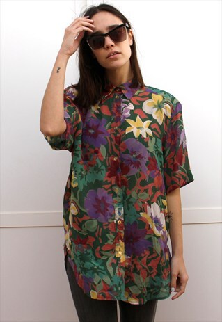 VERY RARE VINTAGE FLORAL SHIRT