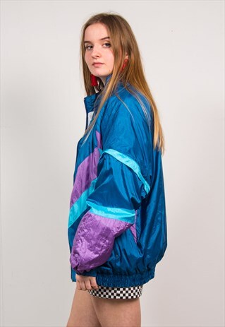 90'S VINTAGE SHELL TRACKSUIT JACKET TOP