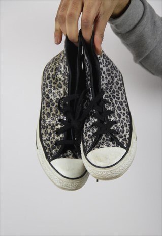 VINTAGE CONVERSE SEQUIN PATTERNED TRAINERS