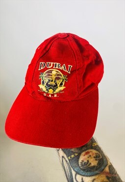 Vintage 90s Visit Dubai Holiday Hat Cap