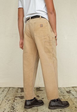 Vintage Carhartt Carpenter Trousers Men's Burnt Orange