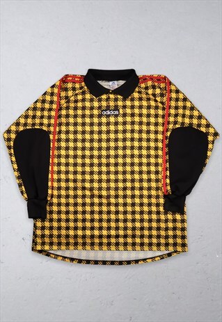 VINTAGE 90S ADIDAS GOALKEEPER FOOTBALL TOP XXL