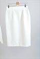 VINTAGE 90S CO-ORDDINATES SUIT IN WHITE