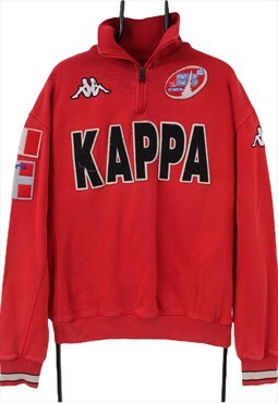 women's vintage kappa 1/4 zip jumper 