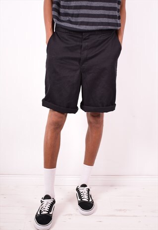 DIESEL MENS VINTAGE SHORTS W36 BLACK 90S