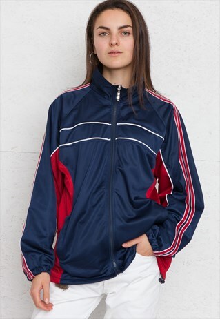 VINTAGE BLUE RED TRACK JACKET