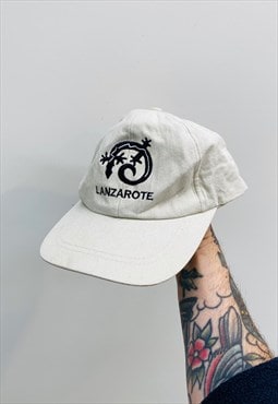 Vintage lanzarote Spain Embroidered Hat Cap
