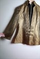 VINTAGE JAPANESE ELEGANT GOLDEN BLAZER JACKET