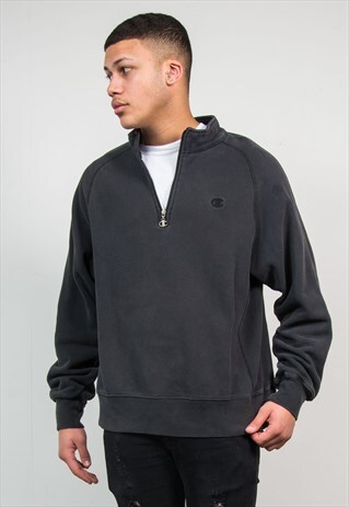 CHAMPION QUARTER ZIP SWEATSHIRT VINTAGE 90S SWEATER